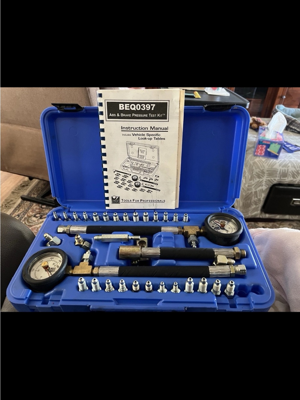 Waekon Tools BEQ0397 ABS & Brake Pressure Test Kit Complete